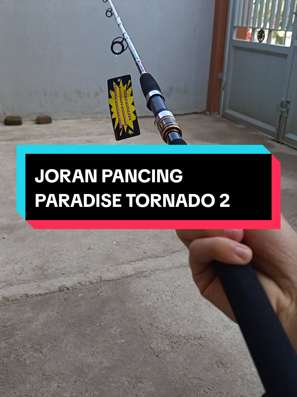 Joran pancing Paradise Tornado 2 kuat ringan dan terjamin #joranpancing #mancing #paradise #pancing #cod 