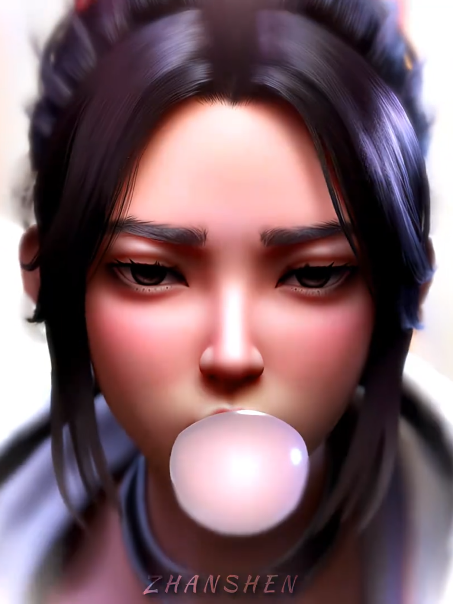 我喜欢这个女孩！！！#红缨 #slaythegods #donghua #donghua3d #donghuaedit