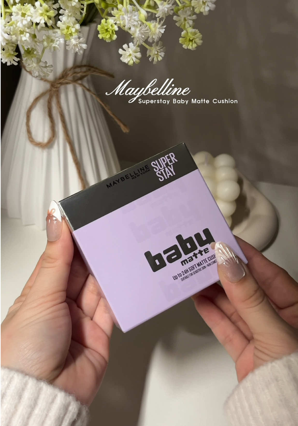 Instant baby-smooth skin! a game changer 😍 24HR coverage + sensitive & acne-prone skin friendly! @Maybelline New York PH  #MaybellineTapTapBaby #superstaybabycushion #MaybellineSquad #MaybellinePH  