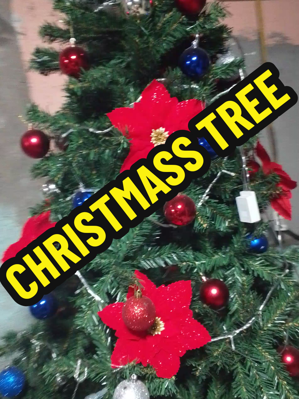 #christmastree #christmasdecor #christmasslights #fyp 