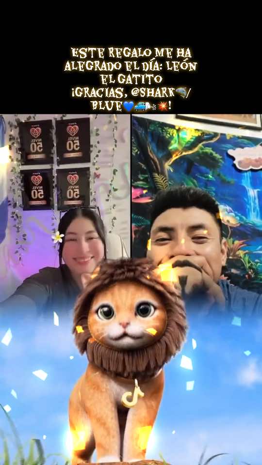 Shark🦈/Blue💙🚙🌬️💥, gracias por el fantástico Regalo que has enviado en mi LIVE. Siempre recordaré este momento.@Shark🦈/Blue💙🚙🌬️💥 #tiktoklive #livehighlights #livegift #leonthekitten #leónelgatito 