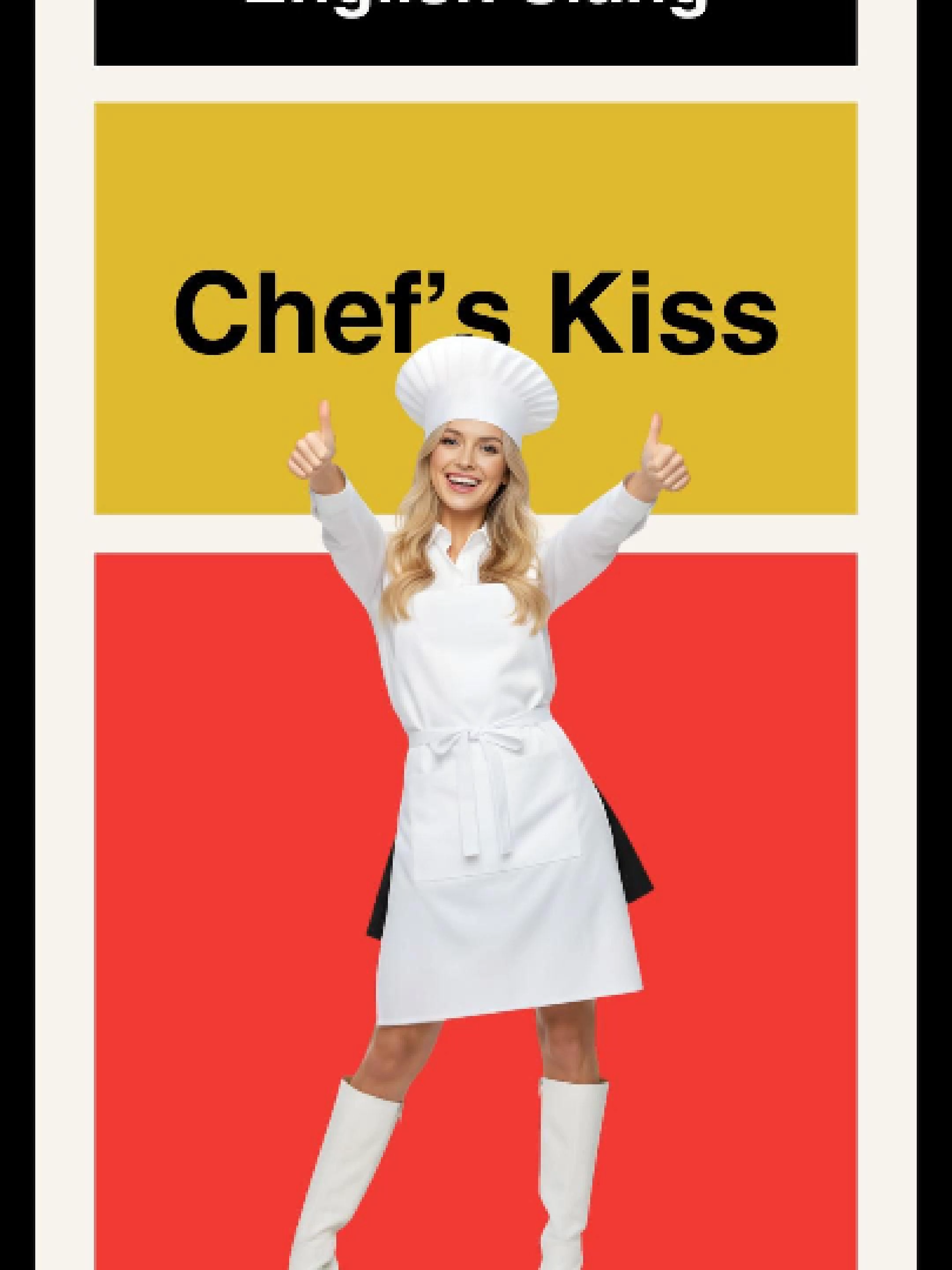 Learn English Idiom: Chef's Kiss . . . #learnenglish #ingilizceöğren #영어를배우다 #英語を習う #anglaisfacile #تعلمالإنجليزية #aprenderinglês #imparareinglese #учитьанглийский
