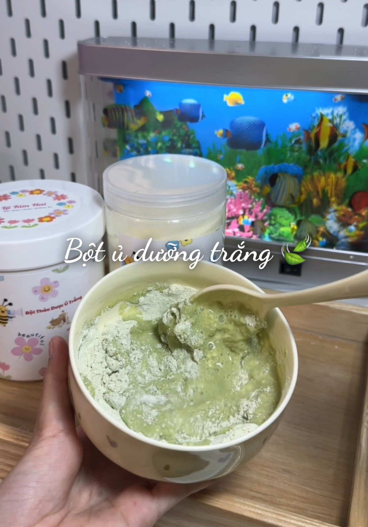 Bột thảo dược 🌿 #botutrang #bottamtrang #botthiennhien #xh 