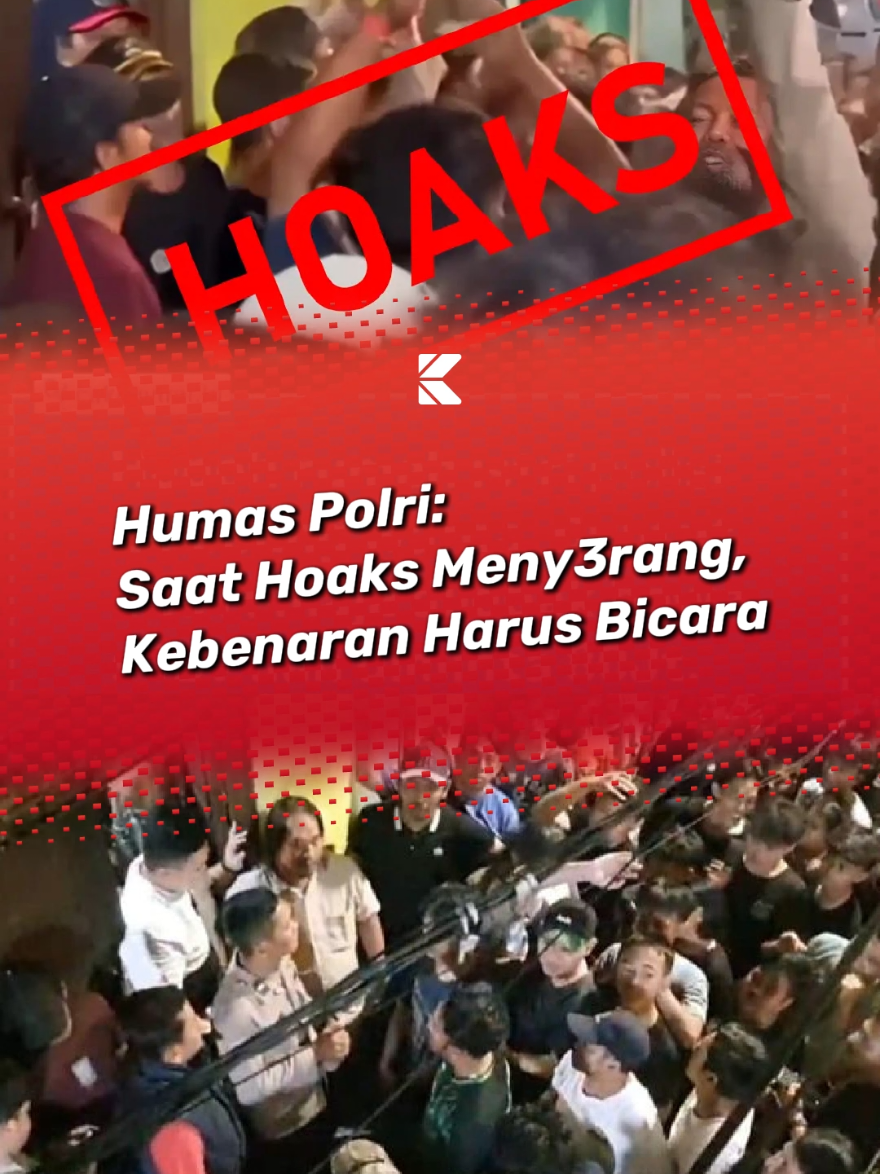 VIRAL di media sosial! Sebuah video menarasikan anak SMP dijebak polisi membawa sabv lalu dimintai tebusan Rp80 juta. Tapi… setelah dicek langsung oleh Bidpropam Polda Metro Jaya, tidak ada kejadian seperti itu. Divisi Humas Polri memastikan kabar tersebut HOAKS. Video itu disusun secara menyesatkan untuk menyerang kredibilitas Polri dan memancing emosi publik. Humas Polri kini berdiri di garis depan menjaga akal sehat publik. Karena tugas polisi hari ini bukan hanya menegakkan hukum, tapi juga meluruskan narasi dan mendidik masyarakat untuk cek fakta sebelum percaya. Yuk bantu #Kabarlurus jaga ruang digital kita tetap waras. Cek dulu, baru sebar. #Kabarlurus #HumasPolri #KlarifikasiPolri #PolisiViral 