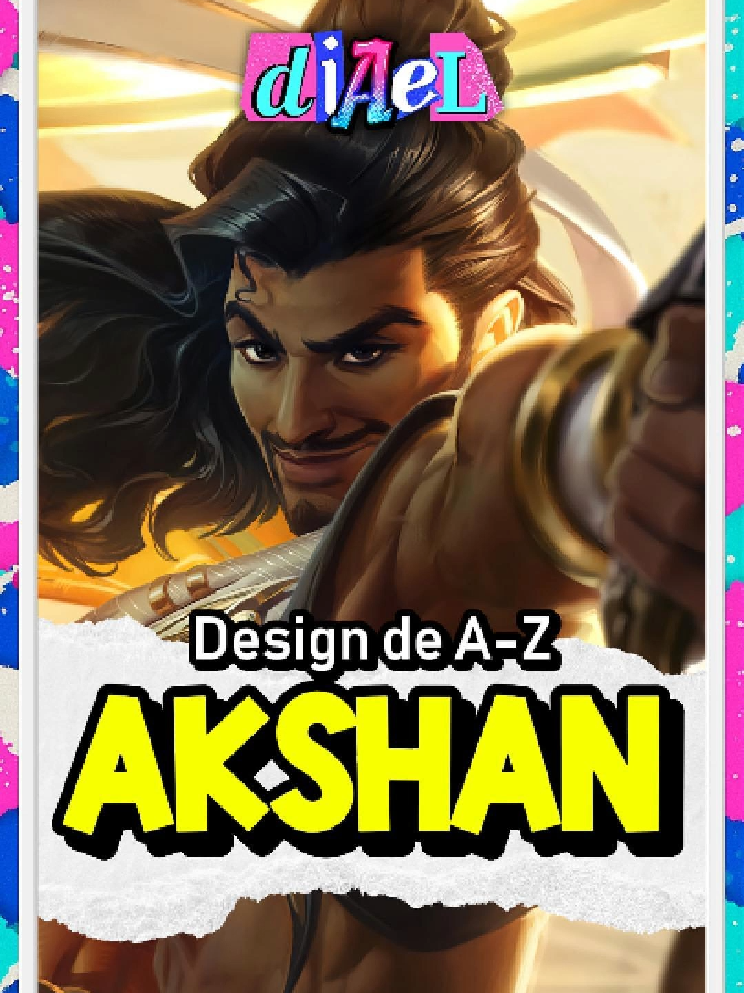 Design de A-Z: Akshan, do #leagueoflegends e #wildrift