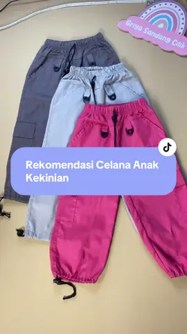 Rekomendasi Celana Cargo Anak Kekinian #celanaanak #celanapanjang #cargopants #koreanstyle #kekinian 