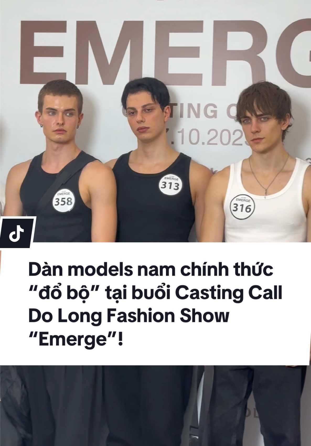 Dàn models nam chính thức “đổ bộ” tại buổi Casting Call Do Long Fashion Show “Emerge”! Không khí đang nóng lên từng phút khi các thí sinh lần lượt xuất hiện với phong thái tự tin và thần thái ấn tượng. Ai sẽ là gương mặt nổi bật chinh phục dàn giám khảo quyền lực năm nay?  #DoLong #EmergeFashionShow2025 #CastingCall #DoLongFashionShow #tiktokgiaitri 