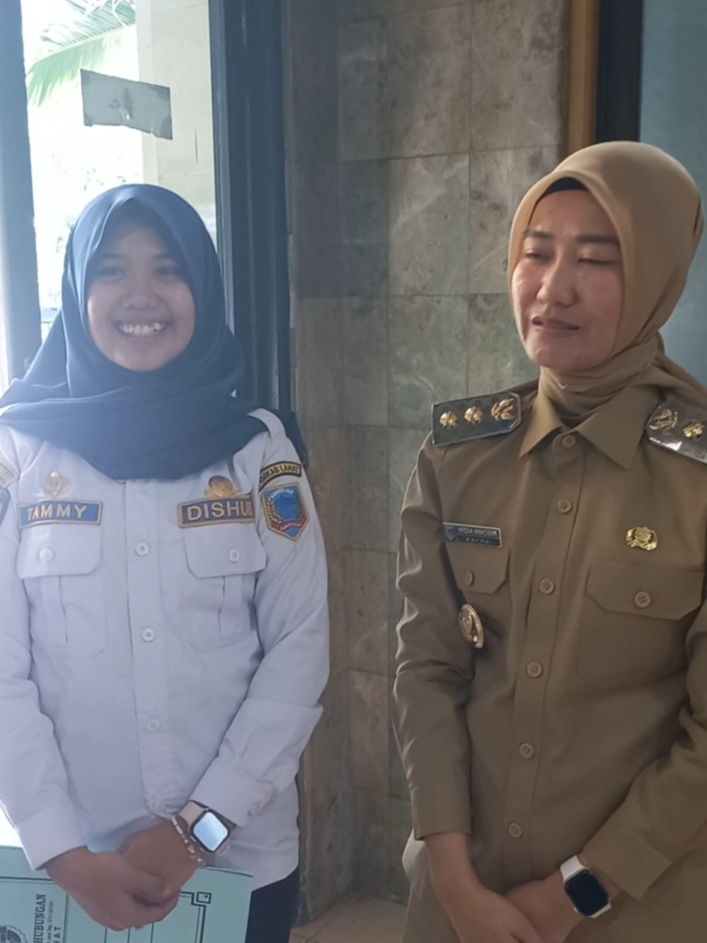 Pertemuan Tammy R Prastya Mahasiswa Berprestasi Lulusan PTDI-STTD Bekasi, Asal Lahat. Berjumpa dengan Wakil Bupati Lahat Widia Ningsih,SH.,MH #fyp 