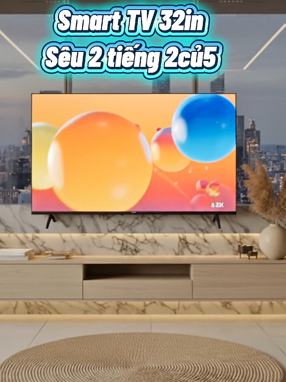 Coocaa Smart Tivi 32S3U+ 32Inc độ phân giải HD #xuhuongtiktok #viralvideo #thietbidien #thietbigiadung #viraltiktok 