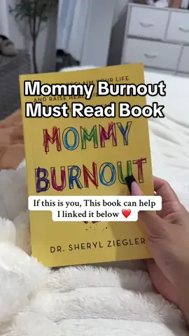 This book is a must read for moms! Mommy burnout is real and we need to talk about it more! #mommyburnout #selfhelpbook #overstimulatedmom #BookTok  #mustread 