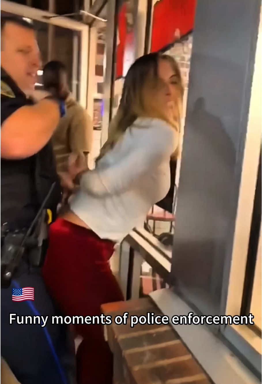 Funny moments of police enforcement.#police#funny#fyp#Funny Videos#USA