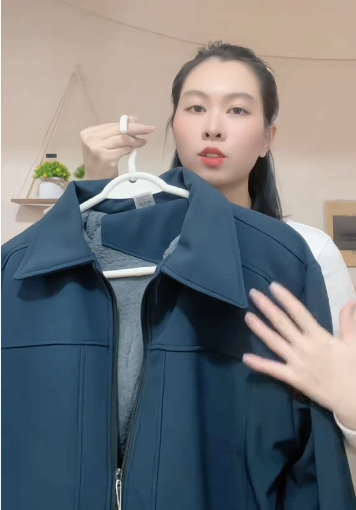 Áo khoác trung niên lót lông cừu tặng Bố #mekemreview2024 #trend #muahangtiktok #muataitiktok