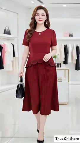Váy trung niên cao cấp, thiết kế sang trọng và quý phái. Một món quà ý nghĩa dành tặng cho mẹ. #vaytrungnien #thoitrangnu #xuhuong #viral #thinhhanh   