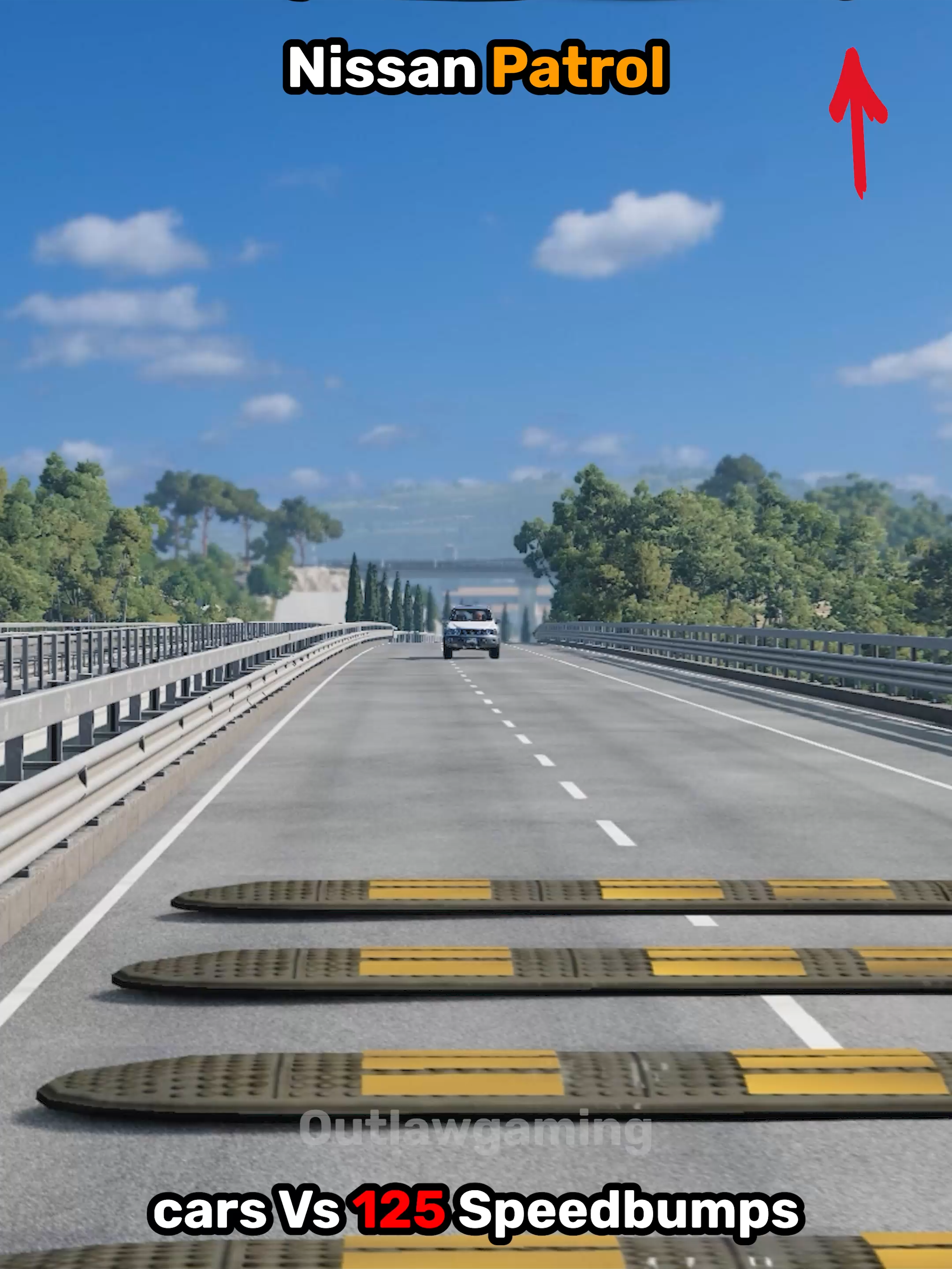 Cars Vs 125 Speedbumps #nissan #lexus #beamng #beamng_drive #fyp #foryoupage