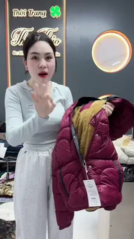 Áo phao nữ lót lông siêu ấm#shopthuthao #aophao #aonu #thoitrangnu #aogiunhietnu 