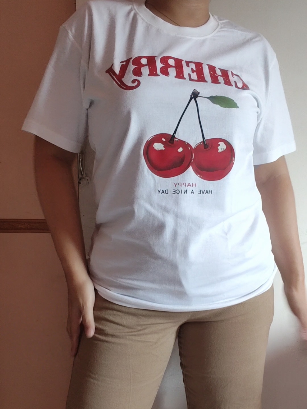 Cotton tshirt up to 3xl 🍒✨ #cherrytop #cherrytshirt #cherrywhitetop 