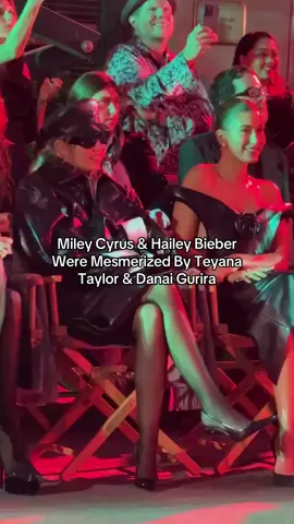 Call it the #VogueWorld effect. #MileyCyrus and #HaileyBieber were mesmerized by Act VI: Afrofuturism, featuring Teyana Taylor and Danai Gurira. Tap the link in bio to catch up on tonight’s show. 