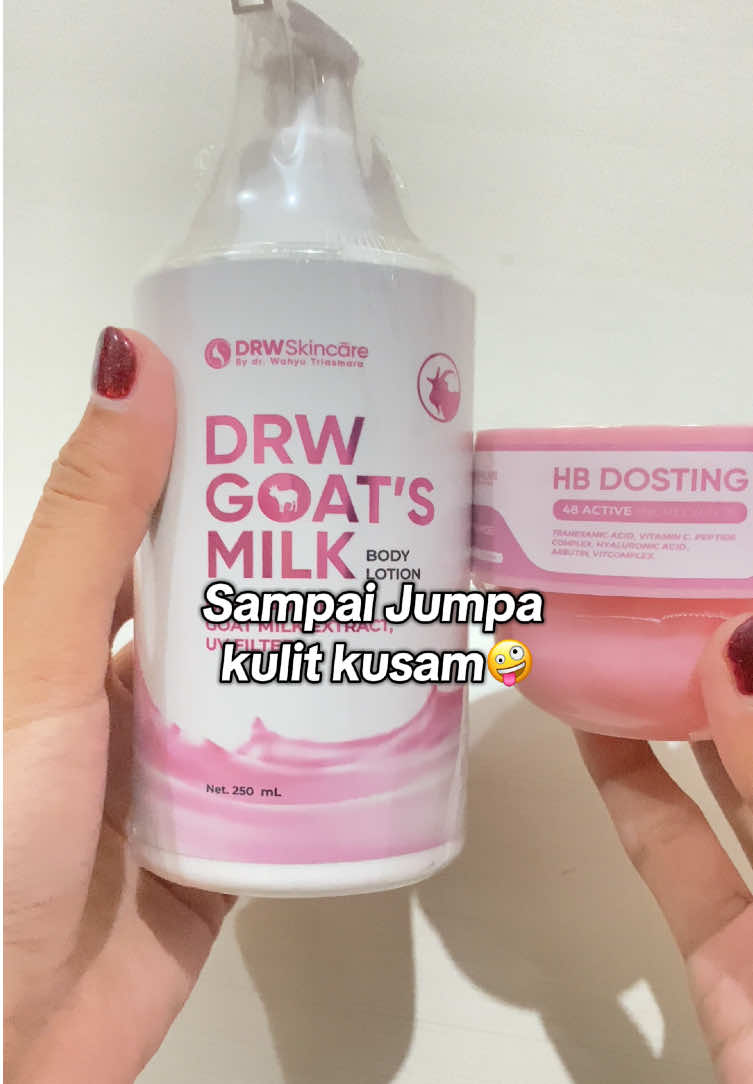 Selamat tinggal kulit kusam🤪🤪#hbdosting #aman #bodylotion #drwskincare #drwskincareindonesia 