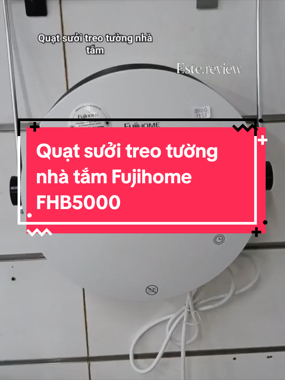 Quạt sưởi treo tường nhà tắm Fujihome FHB5000 #quatsuoi #tiros #diengiadung #review #xuhuong 