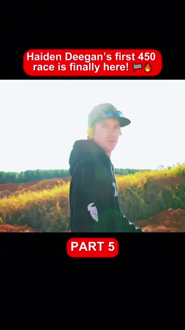 Haiden Deegan’s first 450 race is finally here! 🏁🔥 #HaidenDeegan #Motocross #RaceDay #MXLife #ViralMoment 