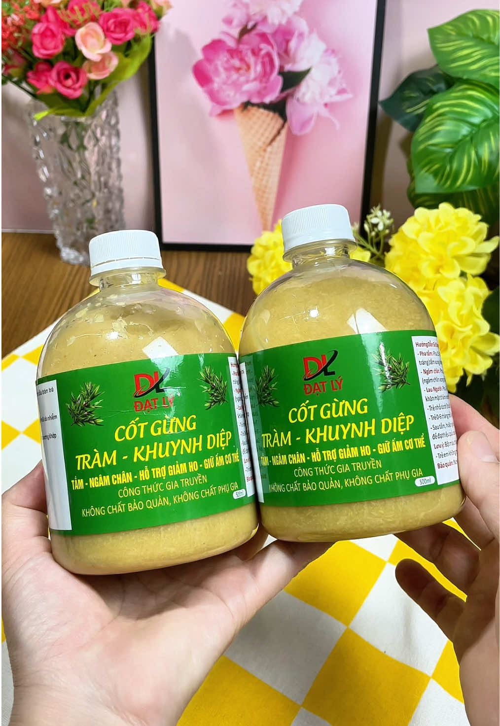 Cốt gừng tràm khuynh diệp pha nước tắm hoặc ngâm tay, chân giúp giữ ấm cơ thể phòng ngừa cảm cúm #minhhgiadung #cotgung #cotgungtramkhuynhdiep #cotgungtram #cotgungngamchan 