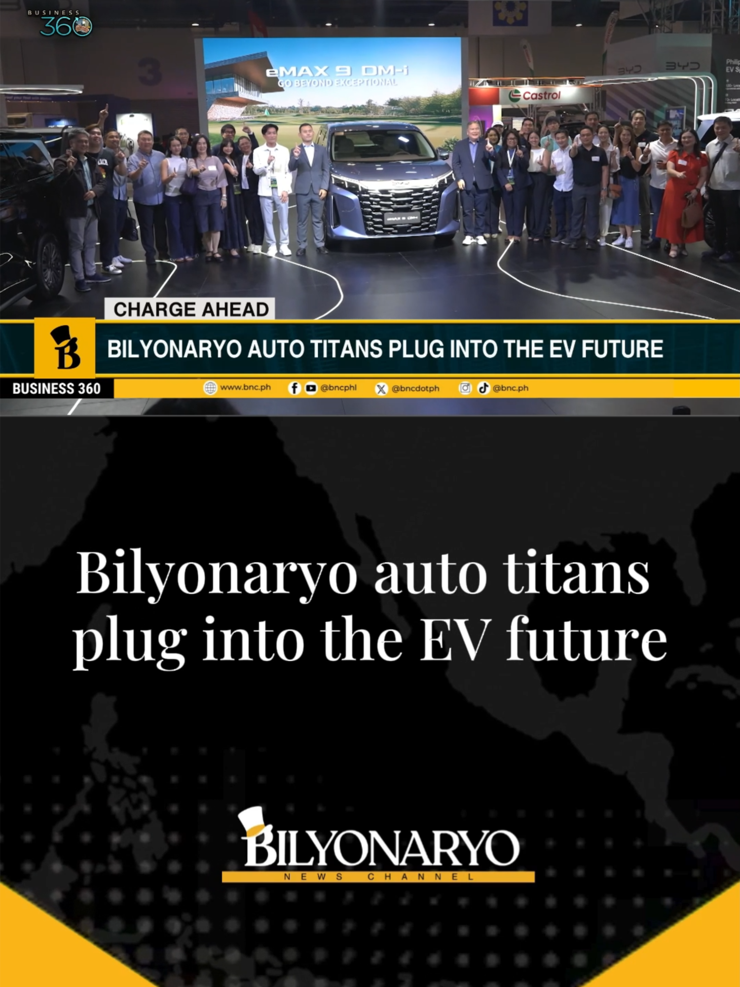 #Business360 | When it comes to electrified mobility, the country’s bilyonaryo-backed auto players are firmly in the fast lane.  At this year’s Philippine Electric Vehicle Summit, they showed they’re not just plugged in but fully charged for the road to the future. Mobility correspondent Gie Barroga gives us the highlights. #ElectricVehicle  #fypage #fyp #foryoupage #tiktokph #tiktokphilippines #news #phnews #bnc #bilyonaryonewschannel #bilyonaryo