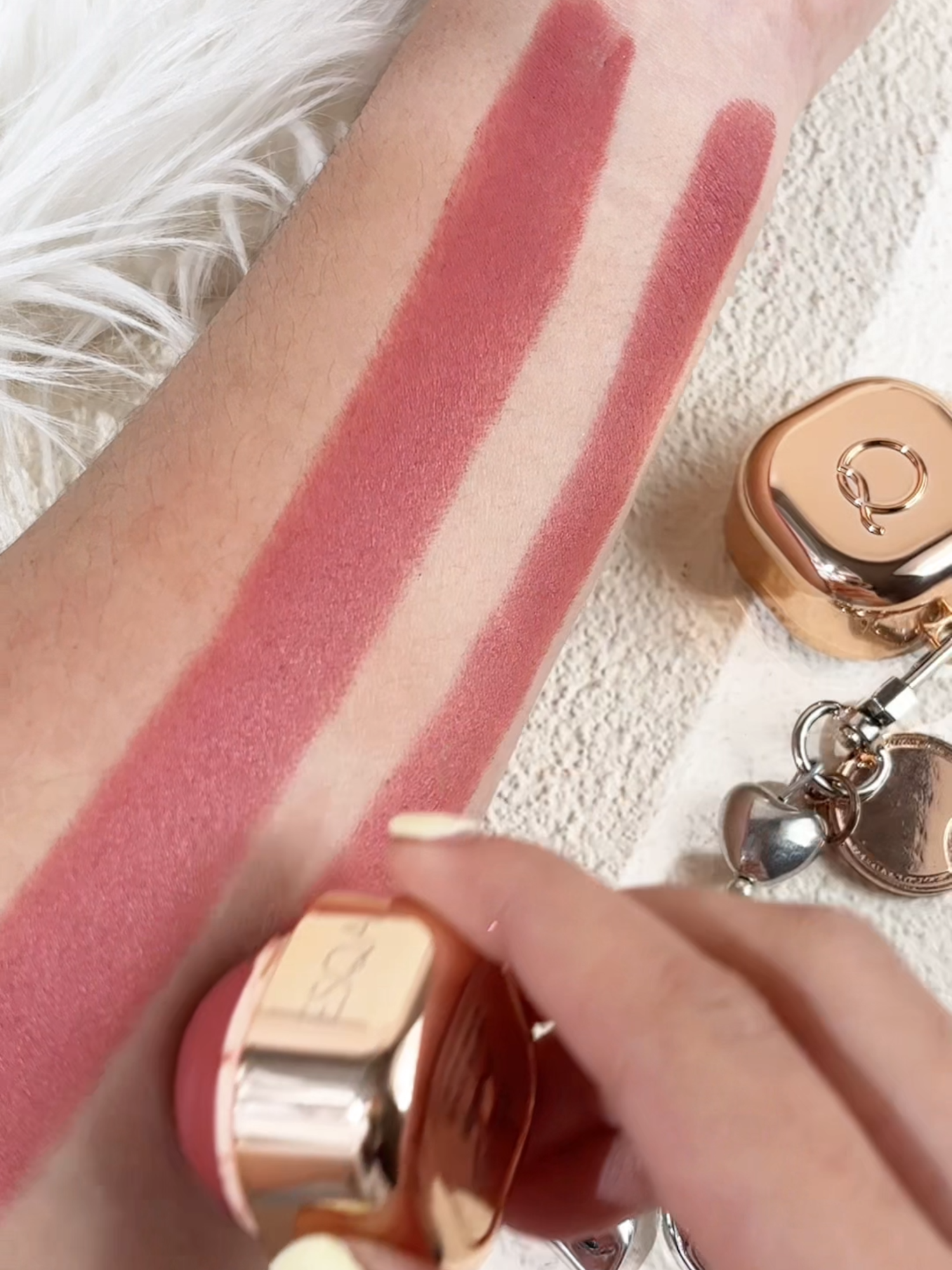 💗 Meet Serene — our best-selling shade from the ASMR Bitty Balm Stick Blush collection! Smooth, blendable, and oh-so satisfying to apply 😍 Add a natural flush that melts right into your skin 🌸 #ESQA #BittyBalmBlush #ASMRBlush #SereneShade #BestSeller #ESQACosmetics #MakeupSale #MakeupAddict #ESQAddict #fyp #promo #PromoGuncang1111