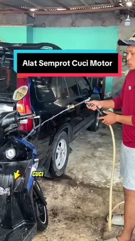 Alat Semprotan Air Cuci Mobil Tekanan air. Bisa hemat biaya cuci motor dan mobil #alatsemprotan #alatcucimotor #alatcucimotorviral 