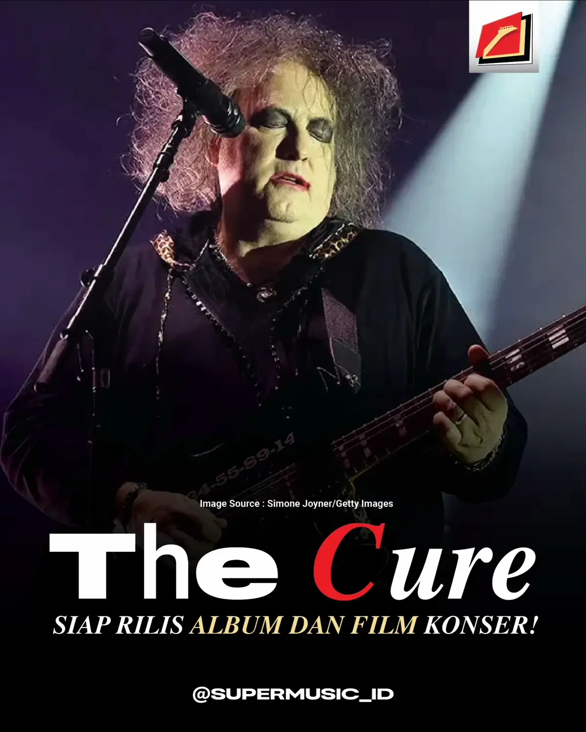 The Cure udah siap rilis album baru dan tur di musim panas 2026 mendatang, juga rilis film konser mereka. Siap nungguin, Superfriends? #INIRASANYASUPER⁣ #SUPERLIVE⁣ #SUPERMUSIC #MUSIC