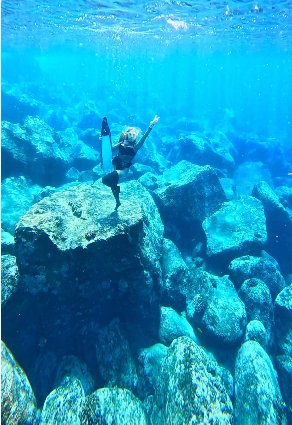 Such a perfect dive day 🥰🩵 #underwater #freediver #freediving #ocean 