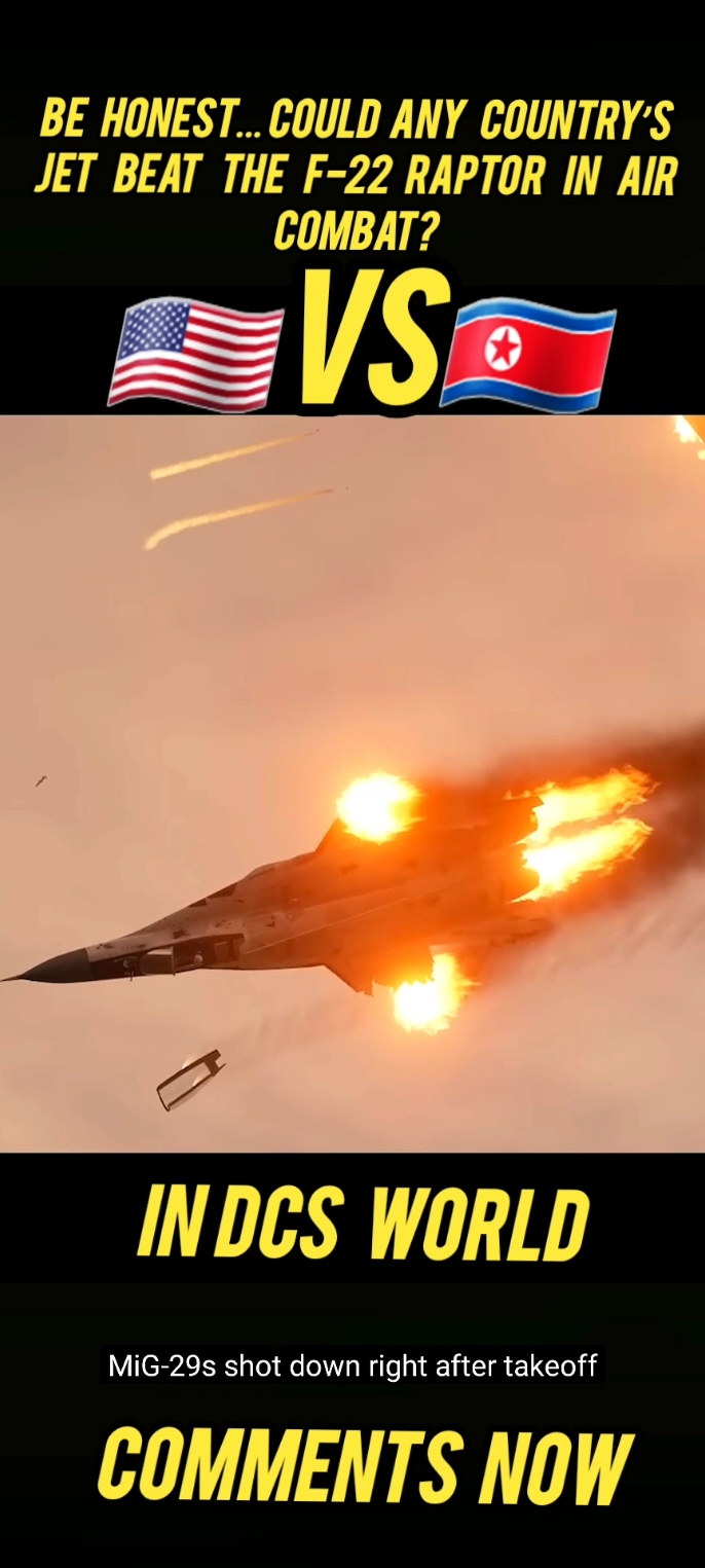 🎯 🇺🇸 F-22 Raptor Vs 🇰🇵 Mig-29 💪 Dogfight In World 🌎 🔥🚀#dcsworld #dcs #flightsimulator #combat #gaming #usaf #military #fighterjet   #dogfight #simulation #pcgaming #gamingcommunity #usarmy #unitedstates   #usmilitary #gamingvideo #viral #trending #fyp #usa #gamingclips #airforce 