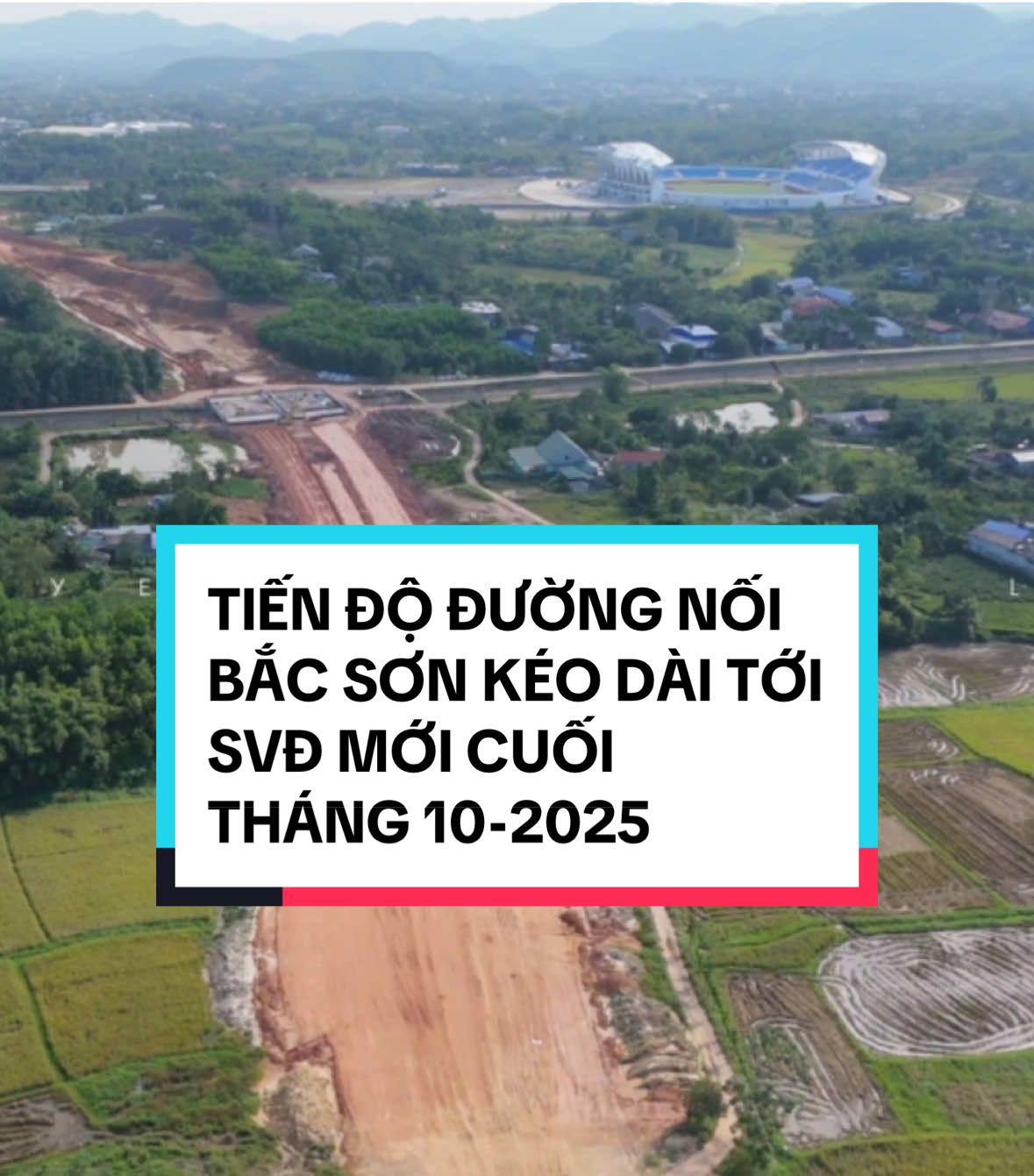 Dự án đường nối Bắc Sơn kéo dài tới SVĐ mới đang tích cực thi công, phần nền đường đã làm được phần lớn, một số đoạn đang tích cực san lấp. #thainguyen #vietnam #xuhuong 