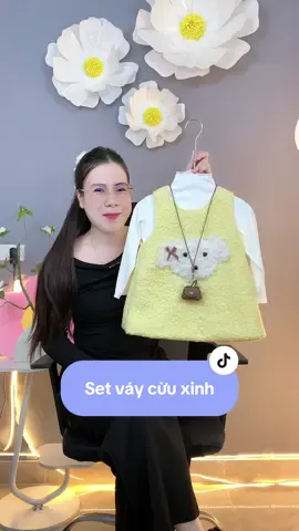 Váy cưng quá mom nhỉ #xuhuong #setbegai #vaybegai #thudongchobe 