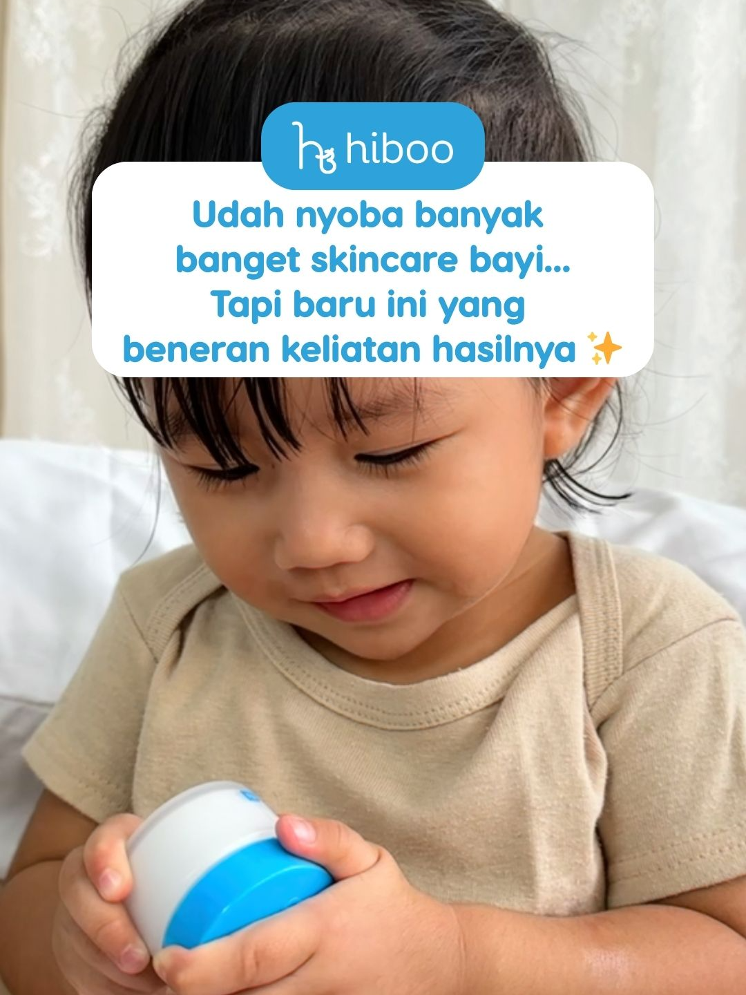 Moms, luka kecil kayak gini ternyata nggak bisa dianggurin 😭 Cuma butuh balm yang beneran lembut dan ini ngebantu banget! 🌿 👉 Coba deh, udah aku taruh di keranjang kuning 💛 #HibooBaby #Hiboo #HibooBabyBalm #hibooallpurposebabybalm #Skincareanak
