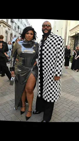 Tyler Perry and and Lizzo at the Vogue world event . This is Luxx #tylerperry #lizzo #fashionblogger #style #OOTD 