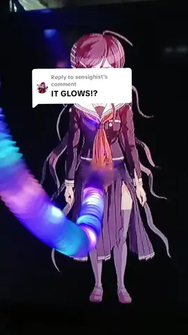 Replying to @sensighist Toko Fukawa Leg Lightstick Tube ASMR #tokofukawa #danganronpa #tokomaru 