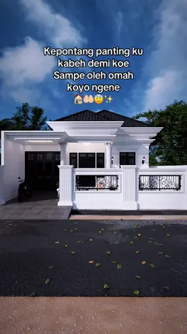 Desain Rumah Klasik Modern Owner: Tn Danto Lokasi :  Design by CV.SAPTA KARYA GROUP  3D Artist : Abdul Aziz, S.T  Approved : Sapta Nuari, S.T #jasadesainrumah #rumahidaman #klasikmodern #rumahmewah #rumahimpian 