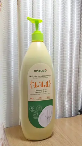 Chân ái cho da tay và môi trường: Nước rửa chén sinh học Enzyco! ✨ ​Sạch dầu mỡ 