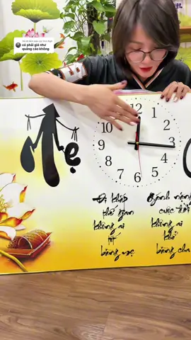 Trả lời @Vinh Ngô Tranh đồng hồ tráng gương chữ thư pháp #xuhuong #tranhdongho #tranhdonghotrangguong #tranhtreotuong #trachanh89 