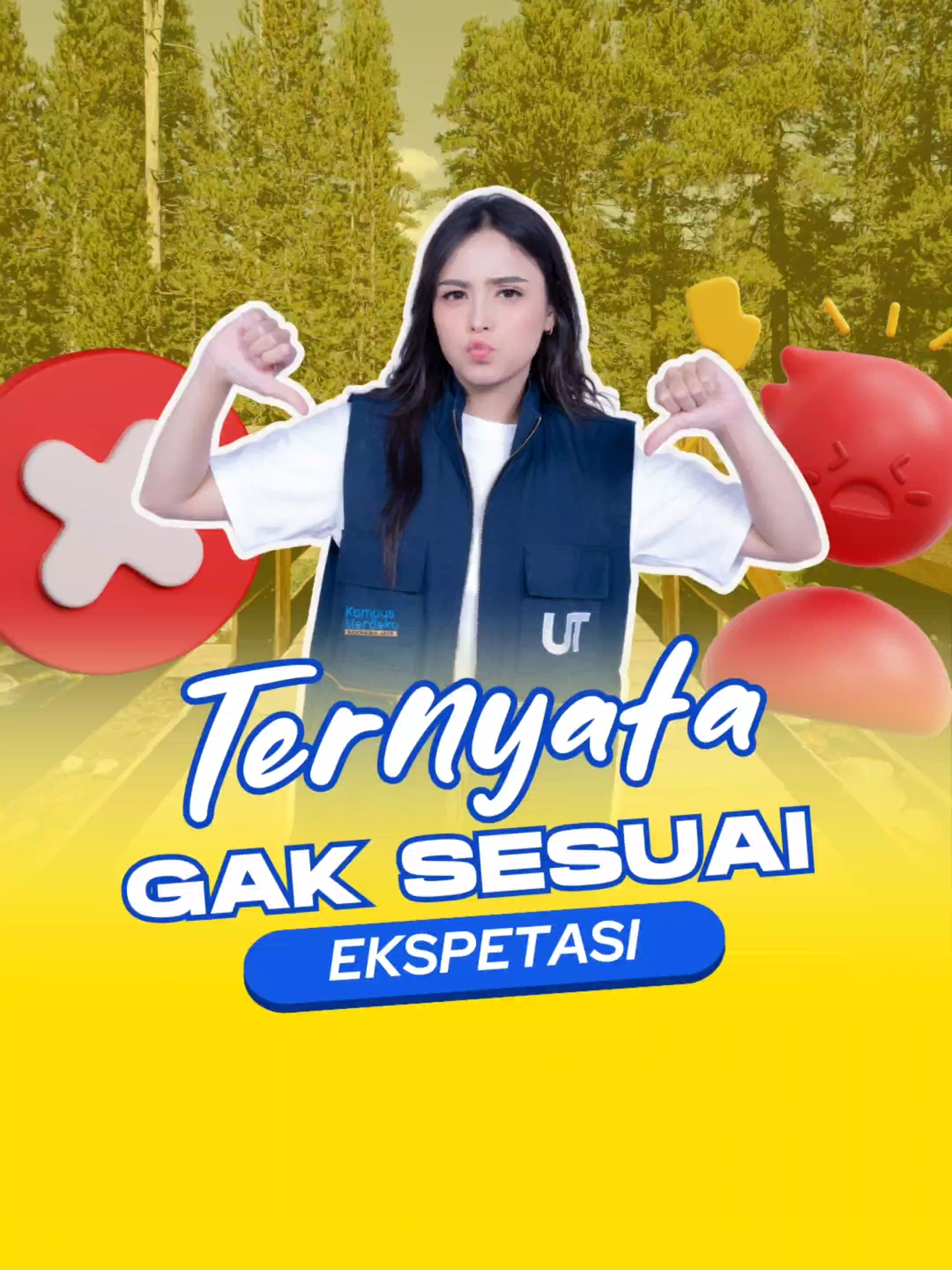 Kok Aku Gak Dikasih Tahu Ada Kampus Sekeren Ini?! 😭🔥 Serius, aku beneran gak tahu. Tiba-tiba aja banyak yang bilang, “UT tuh enak banget sistem kuliahnya” 😭 Tanpa tes masuk, bisa sambil kerja, dan yang paling gak expect… biayanya itu super terjangkau mulai dari 1 jutaan aja per semester, terakreditasi A BAN-PT dan diakui dunia internasional 🌍✨  Dan yang paling keren…ini tuh kampus negeri loh. Dan kabar paling menariknya, nggak ada batasan usia. Mau baru lulus SMA, ibu rumah tangga, sampai pekerja kantoran, semua bisa kuliah di UT 🎓 Sampai sekarang aku masih bertanya-tanya, kenapa dulu aku gak dikasih tahu dari awal 😩 Jadi biar kamu gak ketinggalan juga, cari tahu sendiri tentang UT di 🌐 www.ut.ac.id atau follow medsos resminya @univterbuka 💛 ------- Semua Bisa Kuliah di Kampus Negeri📚👨🏻🎓🧑🏻🎓✨ Fleksibel Kuliahnya✨, Murah Biayanya, Terjamin Kualitasnya🤩, Terakreditasi A oleh BAN-PT🌟, Tanpa Uang Gedung💵, Tanpa Tes Masuk📝, Tanpa DO🙅🏻 www.ut.ac.id 📝🧑🏻💻Pendaftaran di admisi-sia.ut.ac.id Daaan...Informasi ini jangan berhenti di kamu. Ayo share informasi ini ke seluruh Indonesia yaa.. 😊✈🇮🇩 #UniversitasTerbuka #KuliahJarakJauh #KuliahOnline #KampusNegeri #KampusBerdampak