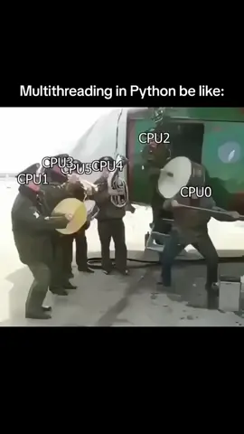 This meme will never gets old, maybe when they will finally removed the GIL 😂 #fyp #programming #python 