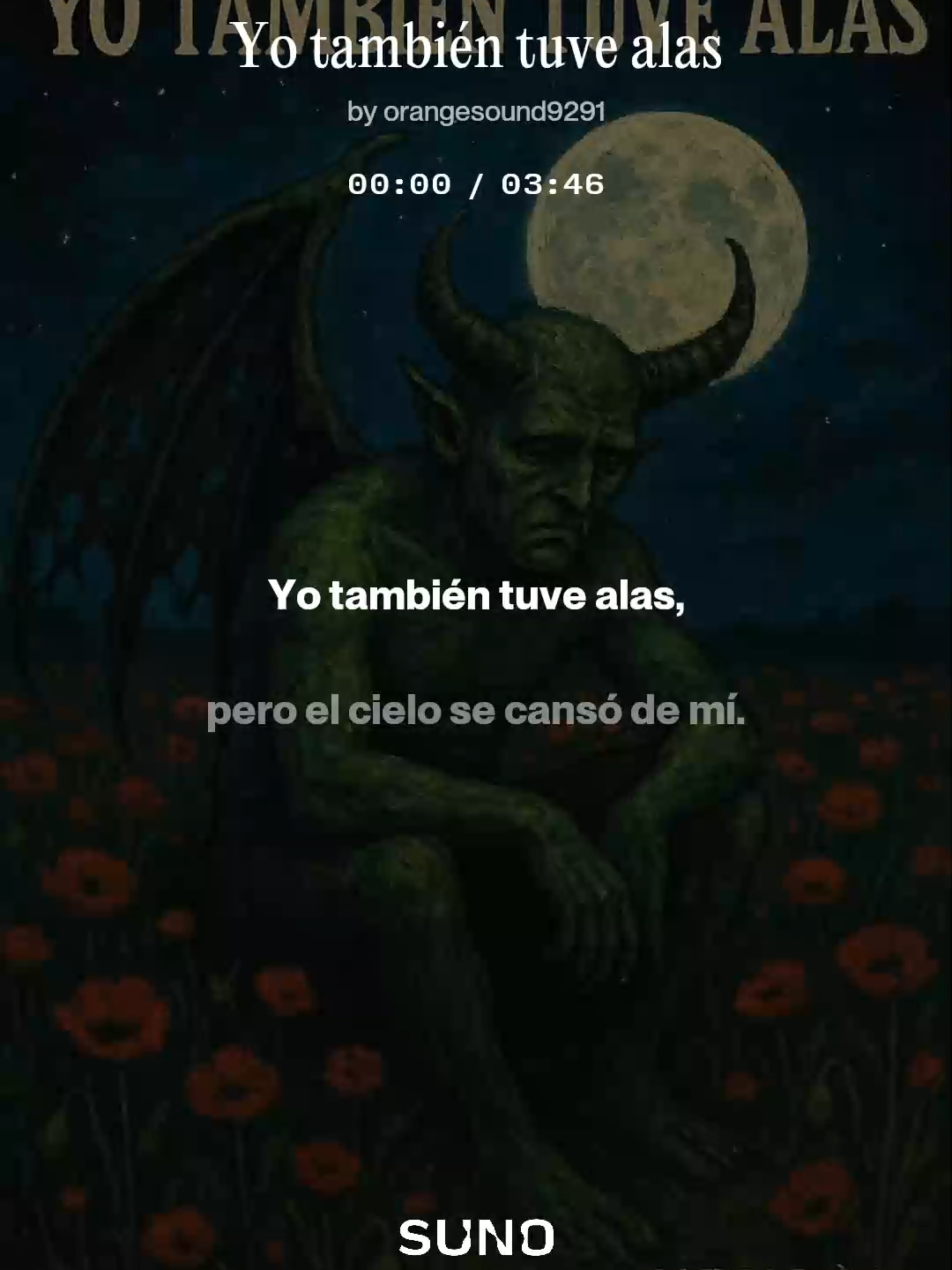 Yo también tuve alas #tiktokmusic  Locura Poetica...