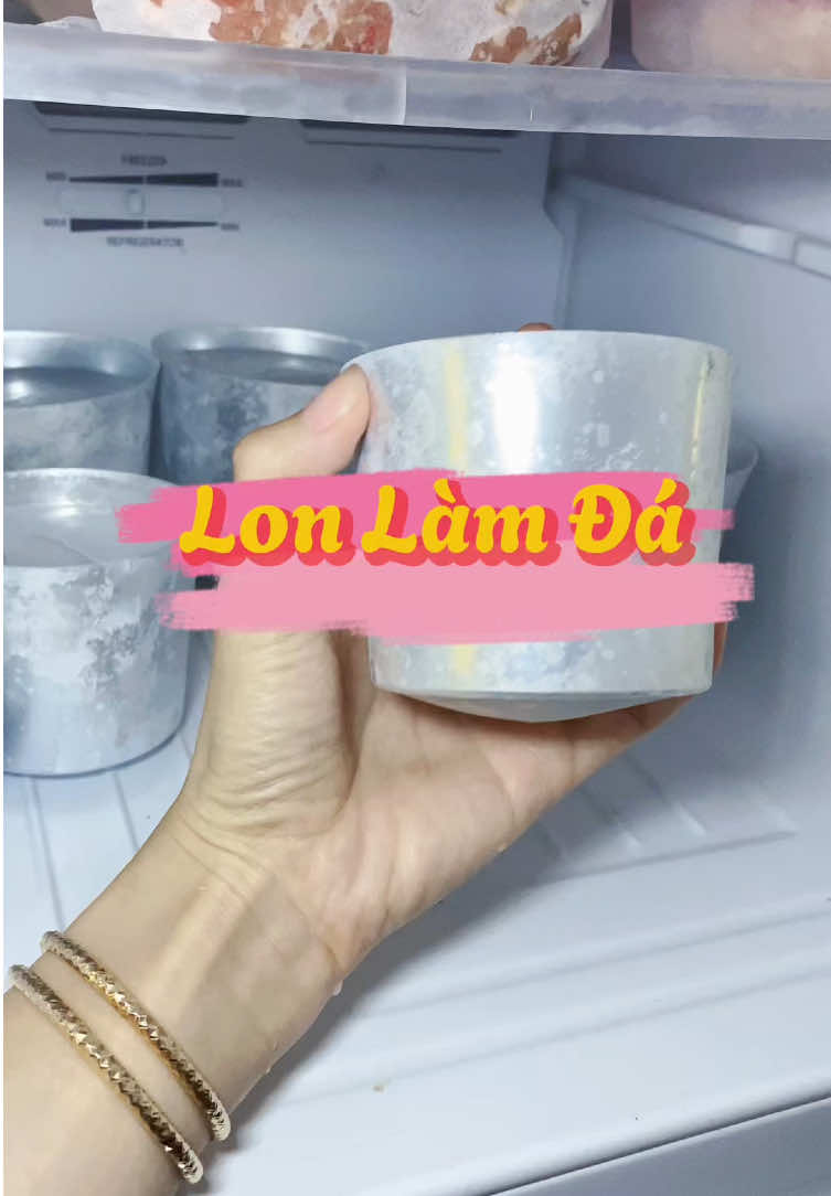 Nhanh gọn lẹ có ngay lon đá uống mát lạnh #giadungtienich #lylamda