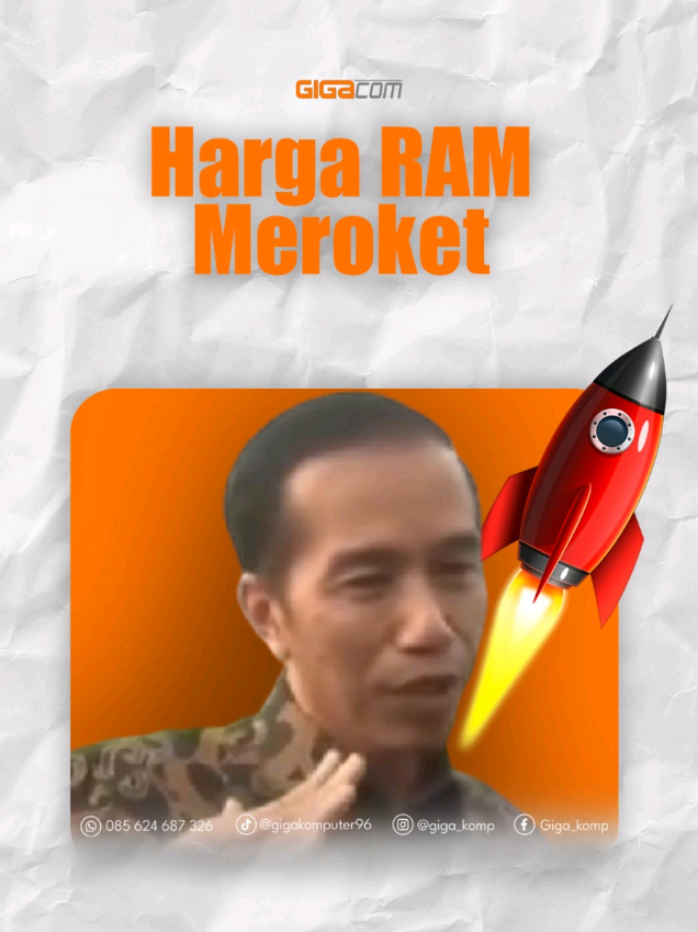 Meroket banget harganya #fyp #jokowidodo #ram #it #explore 