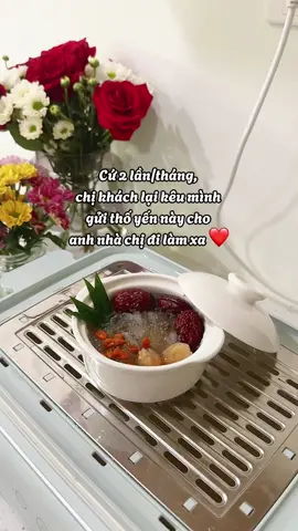 Đôi khi chỉ cần 1 thố yến nhỏ, cũng tiếp thêm năng lượng và tinh thần cho người bạn yêu thương ❤️ #mâybảoyến #yếnchưngtươitphcm #thoyenchung #yenchungsan #quatangsuckhoe 