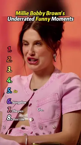 Millie Bobby Brown's Underrated Funny Moments#fyp #usa #celebrity #milliebobbybrown #ranking 