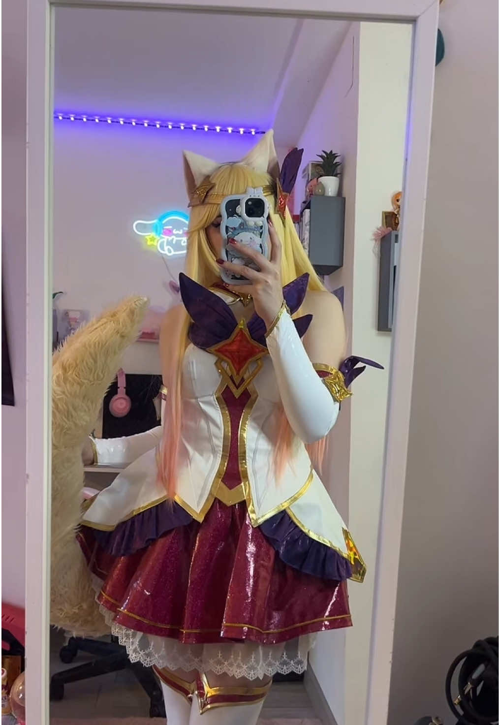 ahri star guardian ✨#leagueoflegends #leagueoflegendscosplay #ahri #ahricosplay 