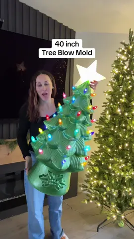 Mr. Christmas tree blow mold was such a hit last year and it’s already almost sold out again! @QVC, Inc #qvc #qvcchristmas #mrchristmas 