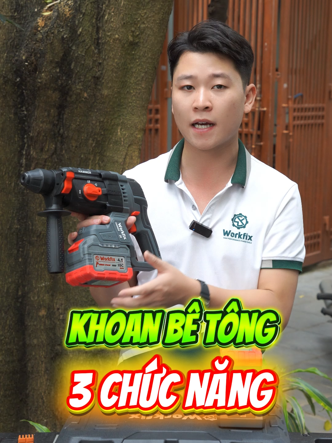 Khoan Bê - Tông Workfix mới về Workfix 2603 . Nhỏ gọn , máy khỏe #workfix #boshun #máy #máykhoan #máykhoanbetong #maykhoanbetong3chucnang #khoanbetongWorkfix