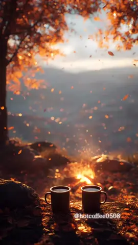 秋の夕暮れ🍂🔥 #秋 #癒し #自然音 #リラックス #森 